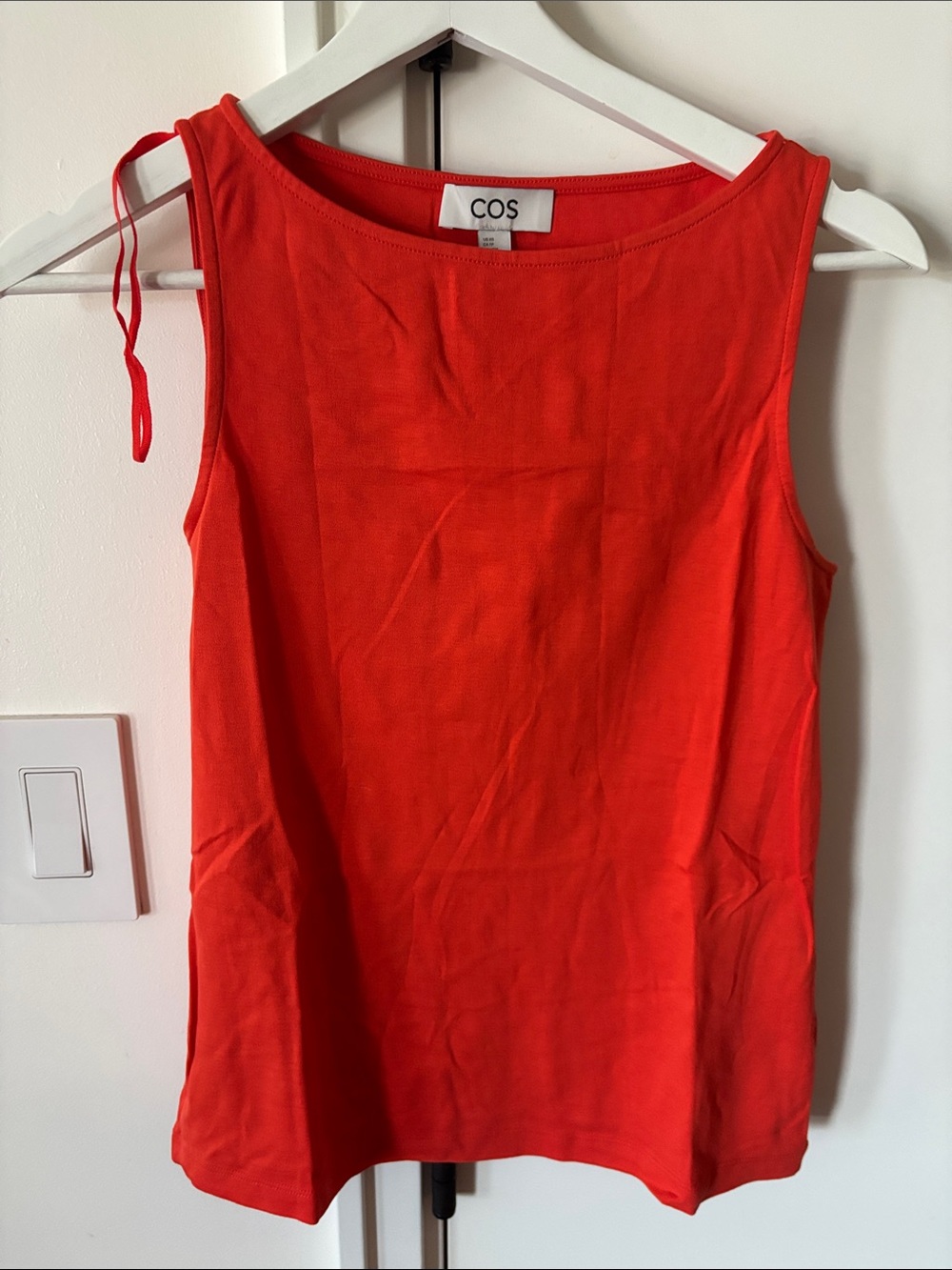 COS Sleeveless Tank Top in Bright Orange
